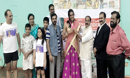 Shifa Al Jazeera honours Sindhu