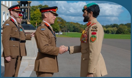 HH Shaikh Nasser Witnesses Military Cooperation Agreement with Sandhurst