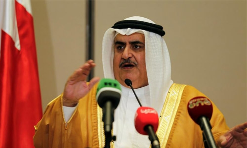 Bahrain FM hits out at Iran for using Palestine