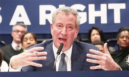 New York mayor proposes requiring paid leave