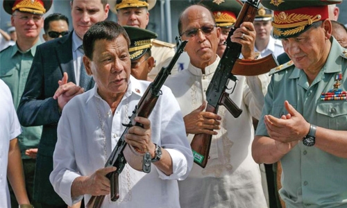 We’ll buy arms from Russia, says Duterte to Putin