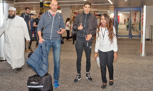 Formula 1 stars arrive in Bahrain Formula 1 stars arrive in Bahrain