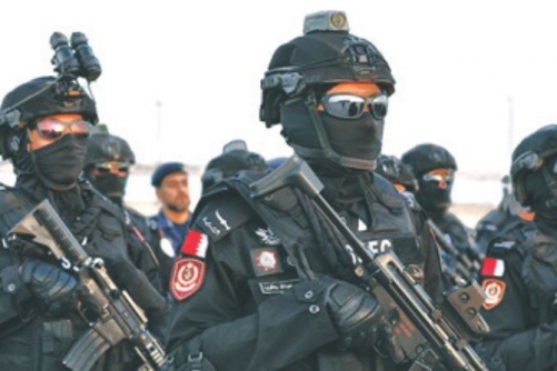 Bahraini police personnel arrive in Qatar for “Arabian Gulf Security 4” exercise
