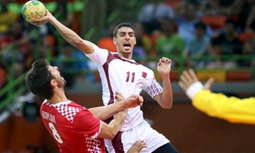 Qatar beats Croatia 30-23 in handball Qatar beats Croatia 30-23 in handball