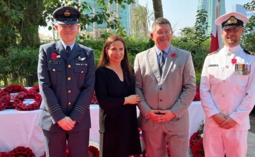 British servicemen and women’s sacrifices are commemorated in Bahrain 
