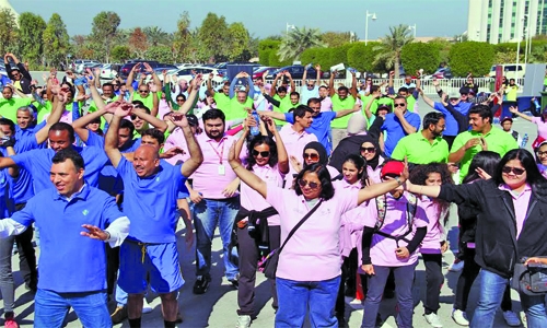 BCS organises awareness walkathon