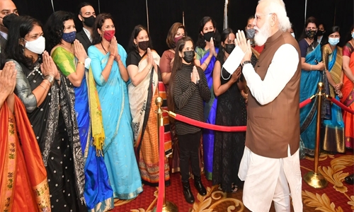 PM Modi gets a warm welcome from the Indian diaspora in Washington