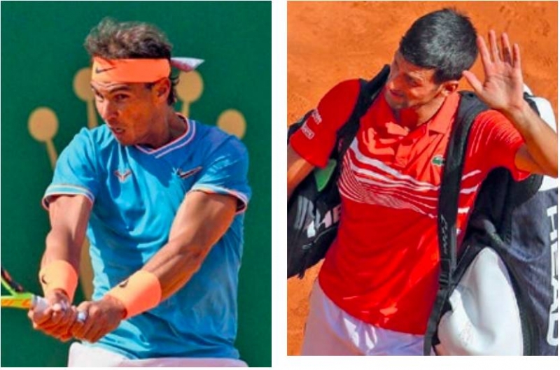 Djokovic knocked out as Nadal battles on in Monte Carlo