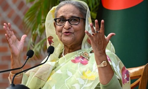 Bangladesh's Hasina celebrates 'absolute victory' after polls without opposition