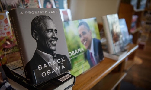 Barack Obama memoir off to record-setting start in sales