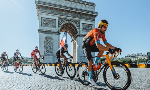 HH Shaikh Nasser lauds Team Bahrain Victorious for distinguished achievements at Tour de France 2021