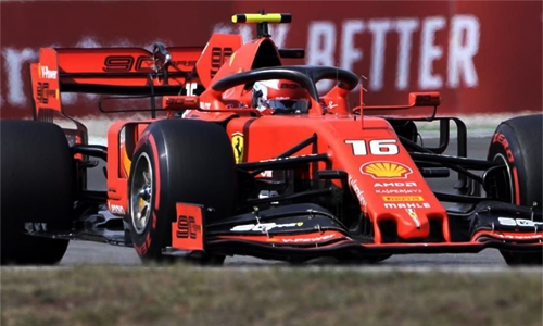 Leclerc tops in Germany