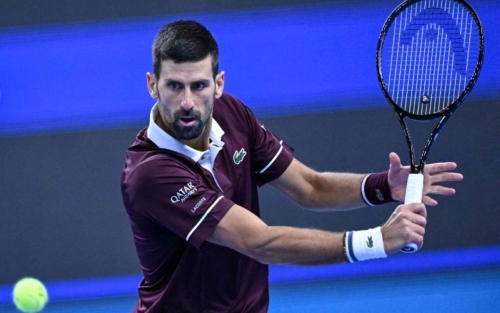 Djokovic grinds out opening-round win at China Open Djokovic grinds out opening-round win at China Open