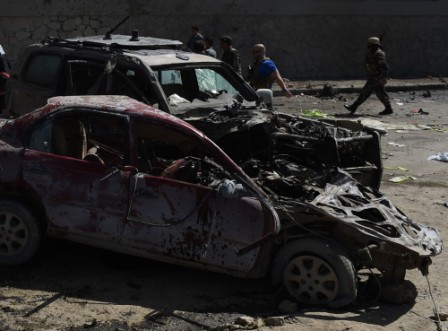Briton among three killed in Taliban attack on EU vehicle in Kabul