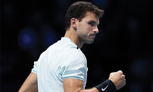 ‘Nervous’ Dimitrov edges past Thiem 