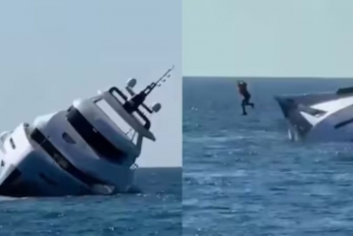 $1 Million Luxury Yacht Sinks Minutes After Launch in Türkiye