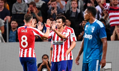 Atletico new boy Felix’s double sinks Juventus