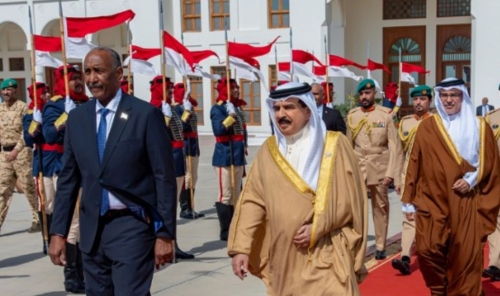 HM King Bids Farewell to Sudanese Leader