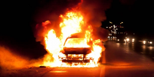 Bahrain police arrest car arsonist in record time