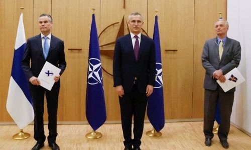 Finland, Sweden submit application to join NATO