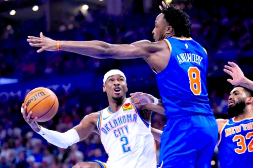 NBA-best Thunder beat Knicks as Boston seal playoff spot 