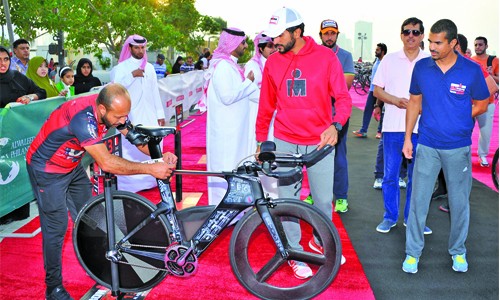 HM the King first supporter of IronMan race HM the King first supporter of IronMan race