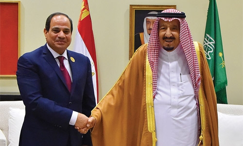 Egyptian, Saudi leaders meet