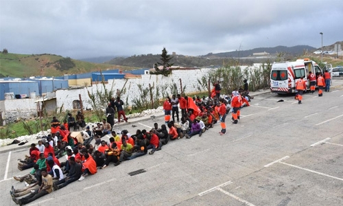 More than 1,000 migrants storm border at Spain's Ceuta