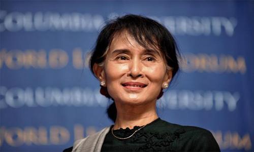 Suu Kyi party eyes landslide at Myanmar polls as results trickle in