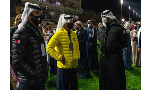 HH Shaikh Nasser, HH Shaikh Khalid and HH Shaikh Isa attend Saudi Cup 