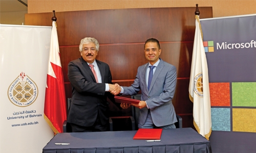 University of Bahrain  join hands with Microsoft