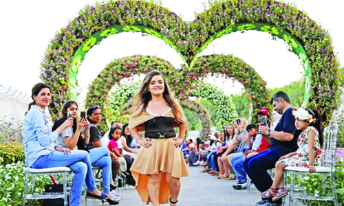 Little women stand tall at Dubai fashion show