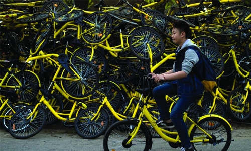 China scrambles to tame bike chaos
