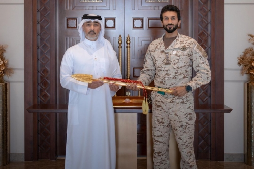 HH Shaikh Nasser bin Hamad Receives Col. Shaikh Khalid bin Ali, Commends National Defence and Security Forum