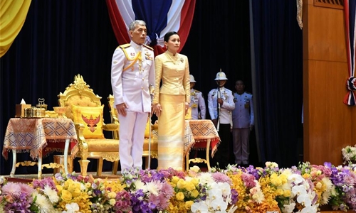 Thai king opens parliament