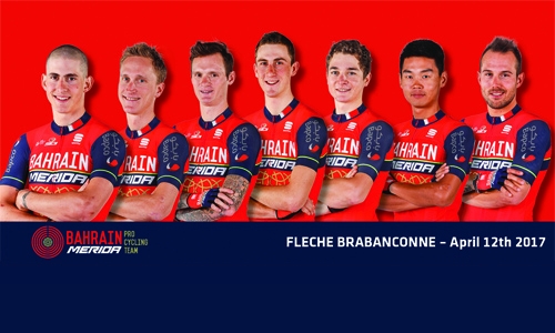 Bahrain Merida in action Bahrain Merida in action