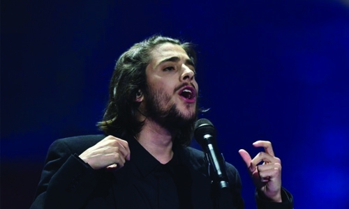 Portugal puts Eurovision hopes in big-hearted crooner