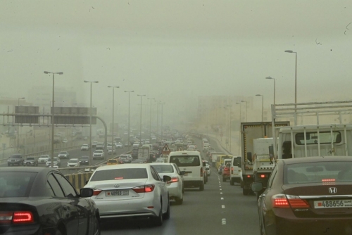 Dust storm sweeps across Bahrain