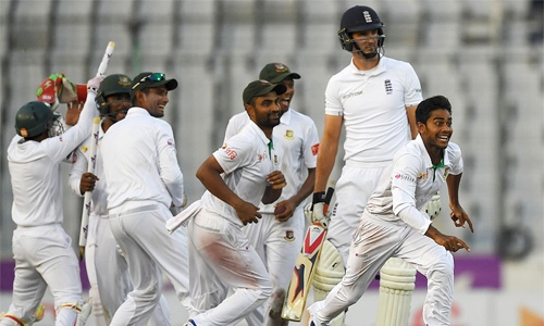 Bangladesh record first Test victory over England