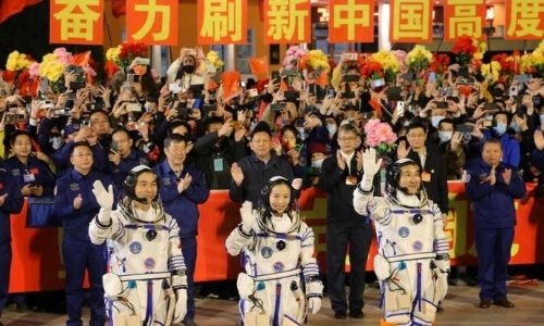 Three Chinese astronauts return to Earth after six months in space