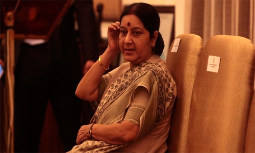 Sushma Swaraj leaves for Bahrain to attend first India-Arab Ministerial meeting 