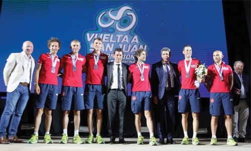 Bahrain Merida finish high Bahrain Merida finish high