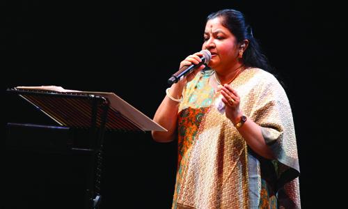 KS Chithra live concert on Friday