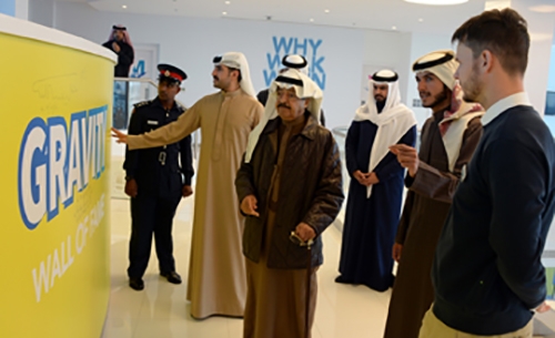 HRH Premier visits 'Gravity' project HRH Premier visits 'Gravity' project