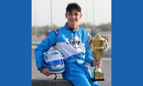 Bahrain resident Lewis Smith set for karting battles in Belgium