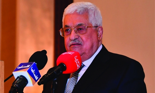 Abbas lauds Bahrain’s support for Palestine