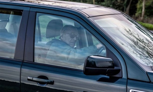 UK’s Prince Philip, 97, back driving - without seatbelt