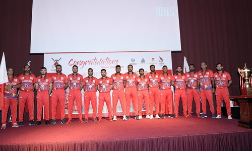 Bahrain Cricket Federation honours team