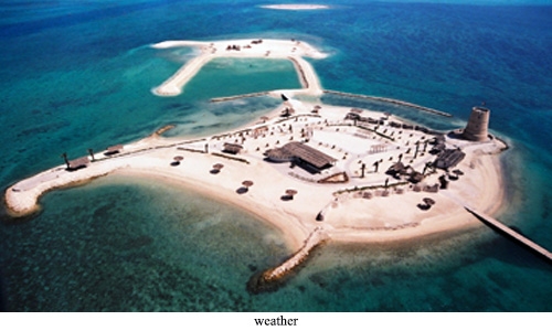 Warm weather with rising sand Warm weather with rising sand