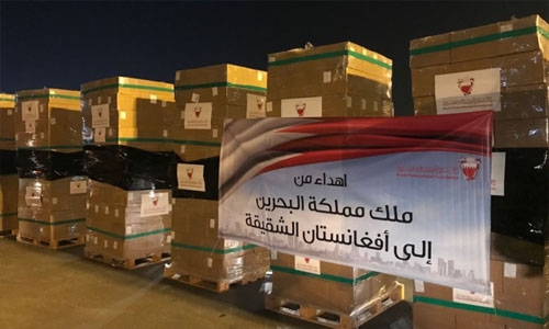 Bahrain dispatches second shipment of emergency humanitarian aid to Afghanistan